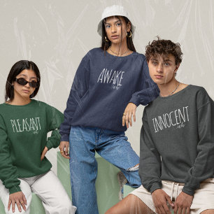 Sarcastic Tired Awake Teenager High School Sweatshirt