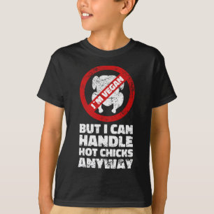 Sarcastic Vegan Chicken Quotes Vegetarian _1 T-Shirt