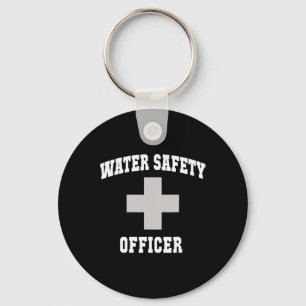 Sarcastic Water Safety Officer Boys Vacay Swim Cru Keychain