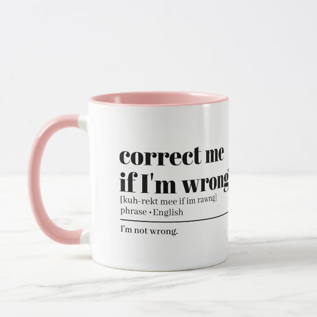 sarcastic work mug gift idea (Left)
