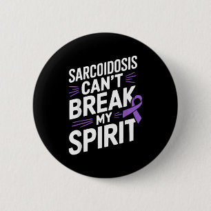 Sarcoidosis Awareness Disease Disability Purple Ri 2 Inch Round Button