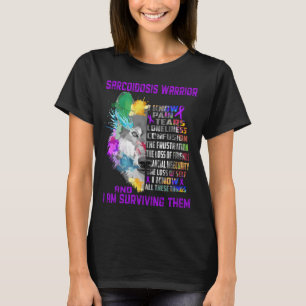 Sarcoidosis Awareness Ribbon Support Gifts T-Shirt