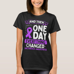 Sarcoidosis Awareness  Warrior Survivor Ribbon T-Shirt