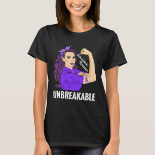 Sarcoidosis Awareness Warrior Unbreakable Rare Dis T-Shirt