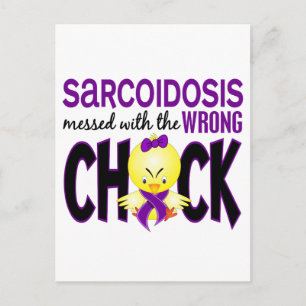 Sarcoidosis Messed With The Wrong Chick Postcard