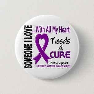 Sarcoidosis Needs A Cure 3 2 Inch Round Button