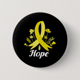 Sarcoma Awareness Month Hope Vintage Bone Cancer 2 Inch Round Button