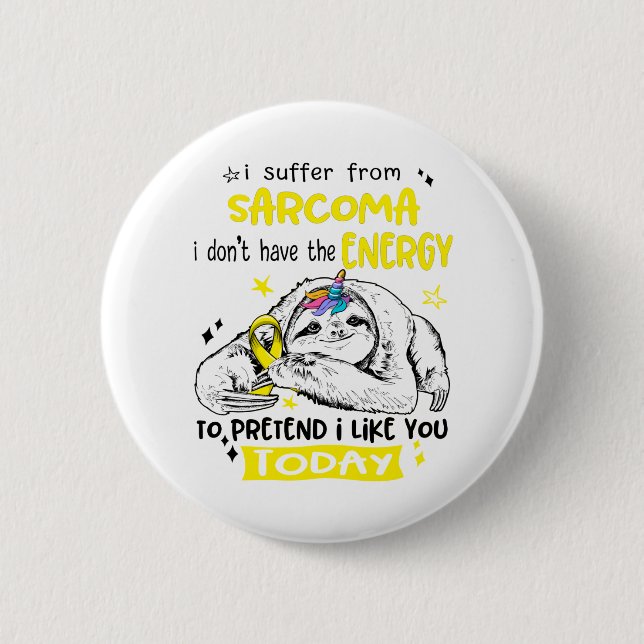 Sarcoma Awareness Month Ribbon Gifts 2 Inch Round Button (Front)