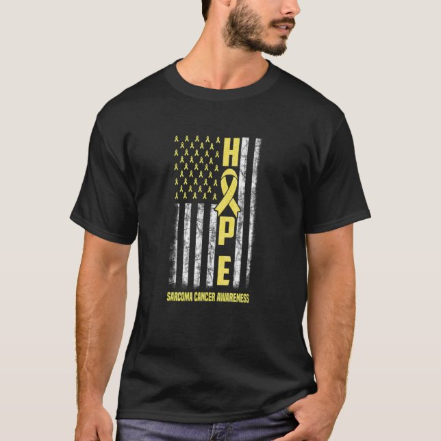 Sarcoma Awareness Survivor Warrior T-Shirt (Front)