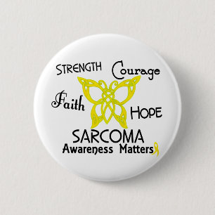 Sarcoma Celtic Butterfly 3 2 Inch Round Button