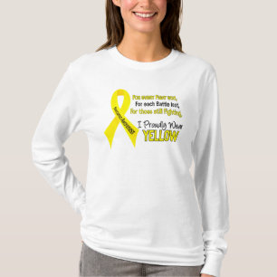 Sarcoma I Proudly Wear Yellow 1 T-Shirt