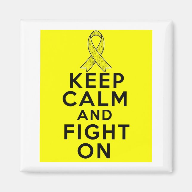 Sarcoma Keep Calm and Fight On Magnet (Front)