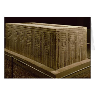 Sarcophagus from Abu Roach (limestone) (see also 3