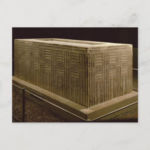 Sarcophagus from Abu Roach (limestone) (see also 3 Postcard