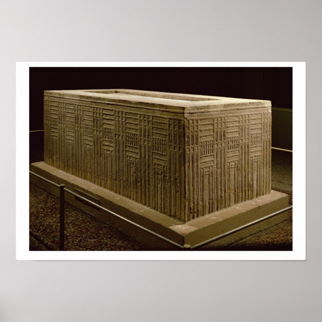 Sarcophagus from Abu Roach (limestone) (see also 3 Poster (Front)