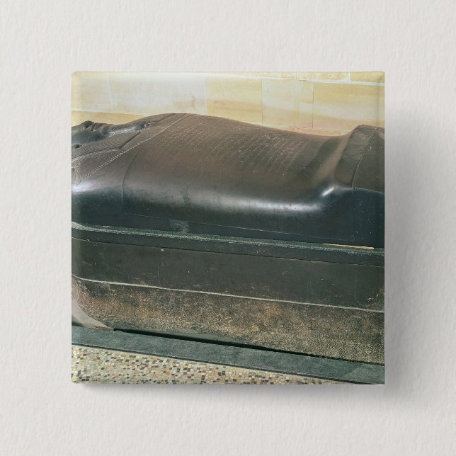 Sarcophagus of Eshmunazar, King of Sidon 2 Inch Square Button (Front)