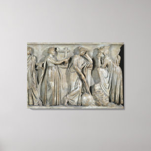Sarcophagus of the Muses Canvas Print