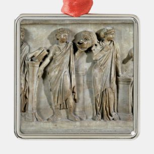 Sarcophagus of the Muses Metal Ornament