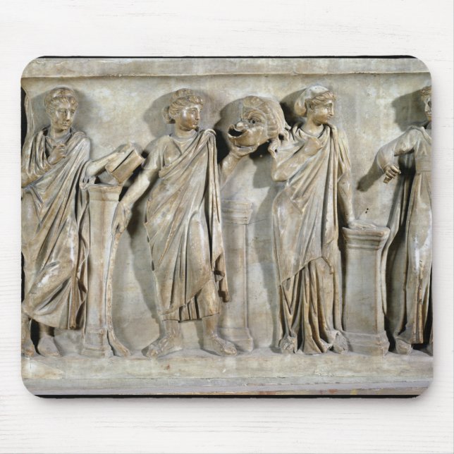 Sarcophagus of the Muses Mouse Pad (Front)
