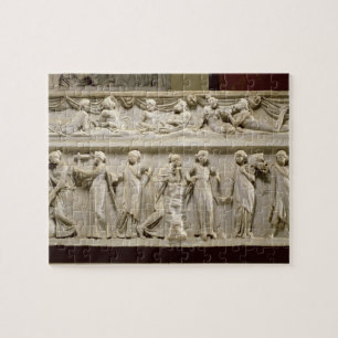 Sarcophagus of the Muses, Roman (marble) Jigsaw Puzzle