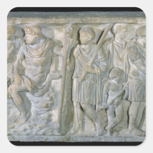 Sarcophagus Square Sticker
