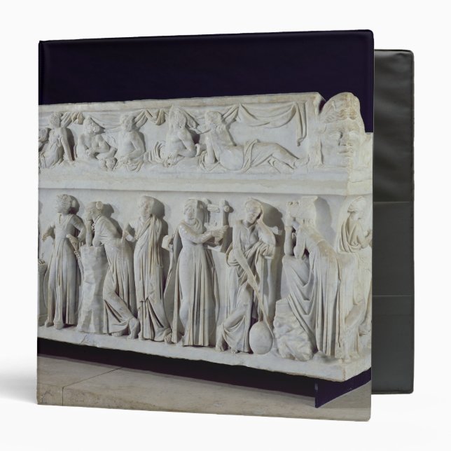 Sarcophagus with frieze of the Nine Muses Binder (Front/Inside)
