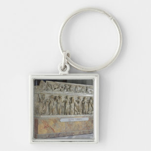 Sarcophagus with frieze of the Nine Muses Keychain