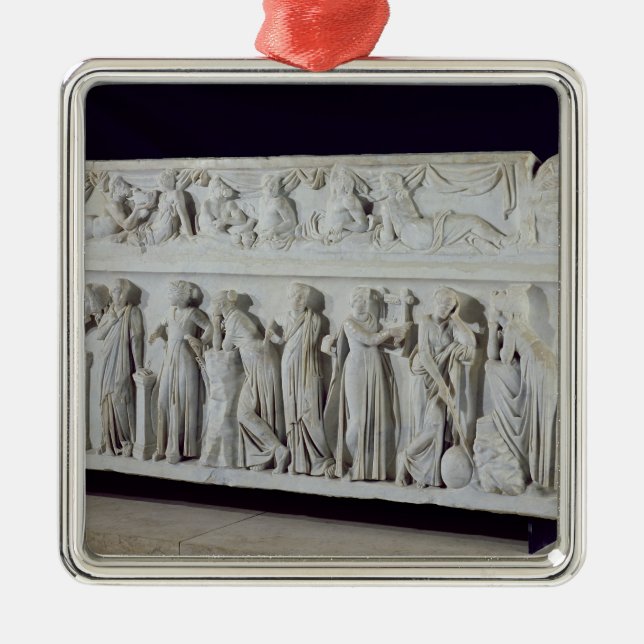 Sarcophagus with frieze of the Nine Muses Metal Ornament (Front)