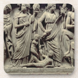 Sarcophagus with relief depicting Prometheus and t Coaster