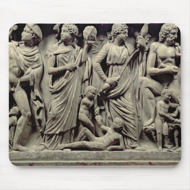 Sarcophagus with relief depicting Prometheus and t Mouse Pad (Front)