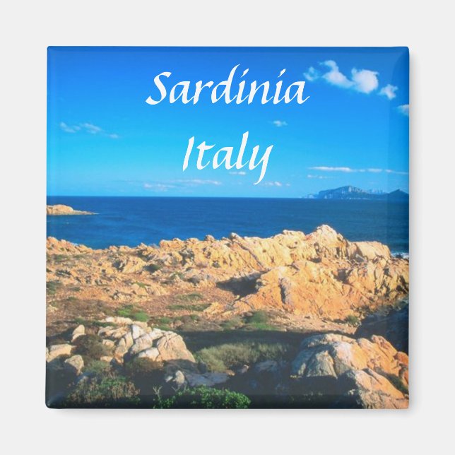 Sardaigne Italie Voyage Souvenir Frigo Magnet (Devant)