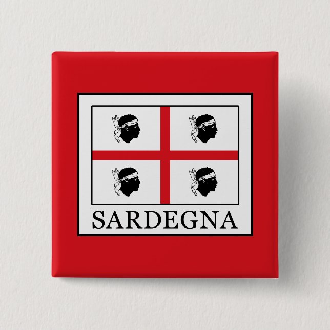 Sardegna 2 Inch Square Button (Front)