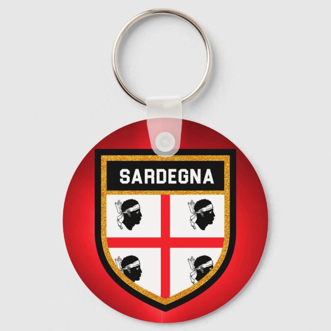 Sardegna Flag Keychain (Front)