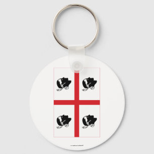Sardegna flag keychain