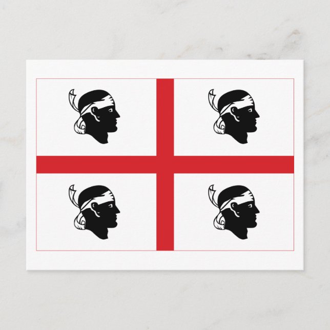 Sardegna flag postcard (Front)