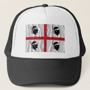 Sardegna waving flag trucker hat