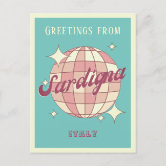 Sardigna Italy Retro Vintage Postcard