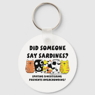 Sardine Cats Keychain