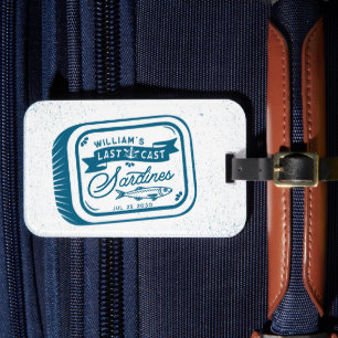 Sardine Fishing Bachelor Party Vintage Nautical Luggage Tag