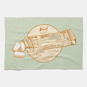 Sardine flavoured chewing gum funny fish kitchen towel