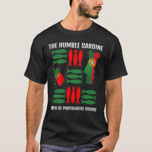 SARDINE Queen of Portuguese Cuisine Custom Text  T-Shirt