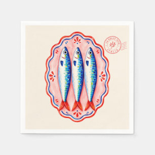 Sardine Social Club Italian Summer Party Napkin