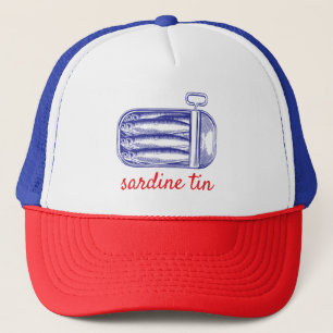 Sardine tin trucker hat