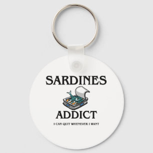 Sardines Addict Keychain