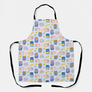 Sardines and Lemons Apron