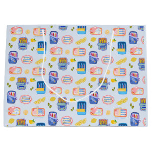 Sardines and Lemons Large Gift Bag