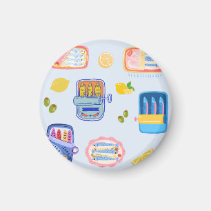 Sardines and Lemons Magnet