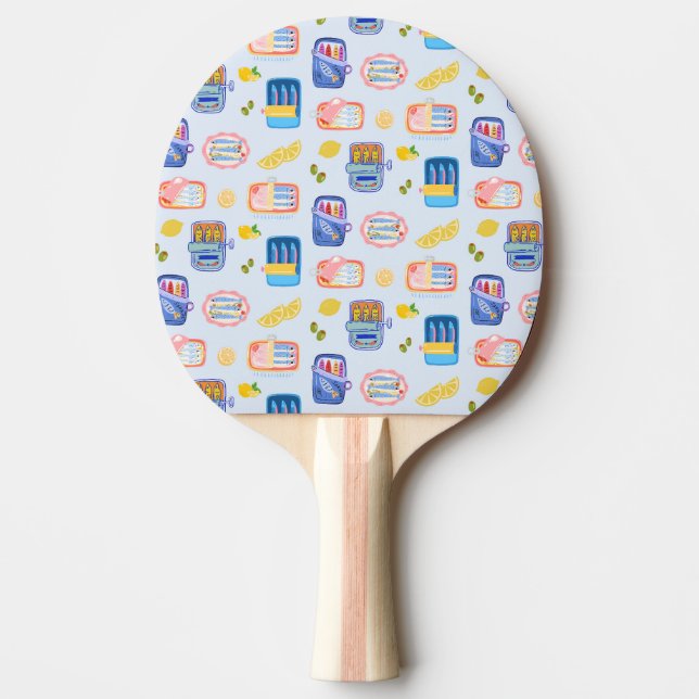 Sardines and Lemons Ping Pong Paddle (Front)