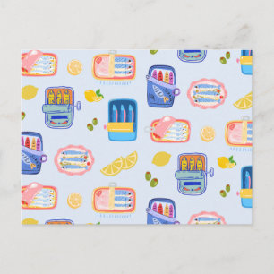 Sardines and Lemons Postcard