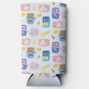 Sardines and Lemons Seltzer Can Cooler